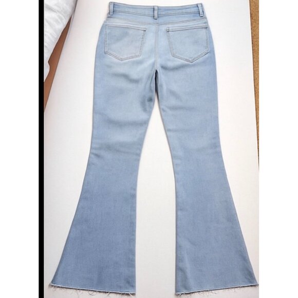 L’AGENCE High-Rise Micro Bootcut Jeans Blue Cloud Light Wash Size 26 - Picture 3 of 16